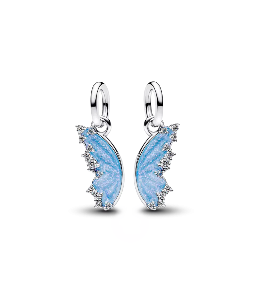 Charm colgante en plata de ley Divisible Mariposa