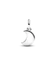 Charm colgante en plata de ley Doble Luna Creciente