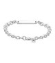 Pulsera Pandora en plata de ley de Eslabones con Barra Grabable