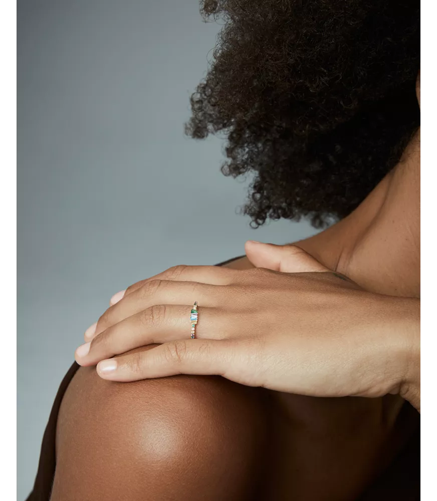 Anillo Viceroy en plata dorada mujer 15129A014-39