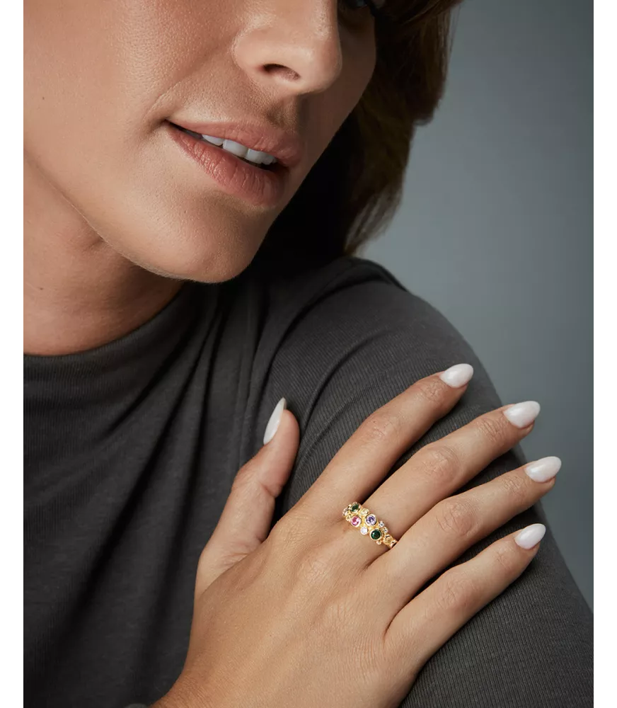 Anillo Viceroy en plata dorada mujer 2342A016-39