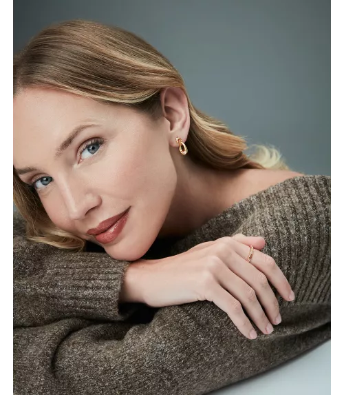 Pendientes Viceroy en plata dorada mujer 2347E100-30