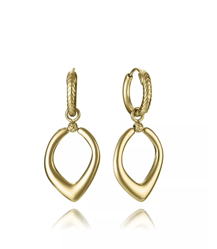 Pendientes Viceroy en acero bicolor reversible mujer 15189E01012