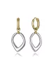 Pendientes Viceroy en acero bicolor reversible mujer 15189E01012