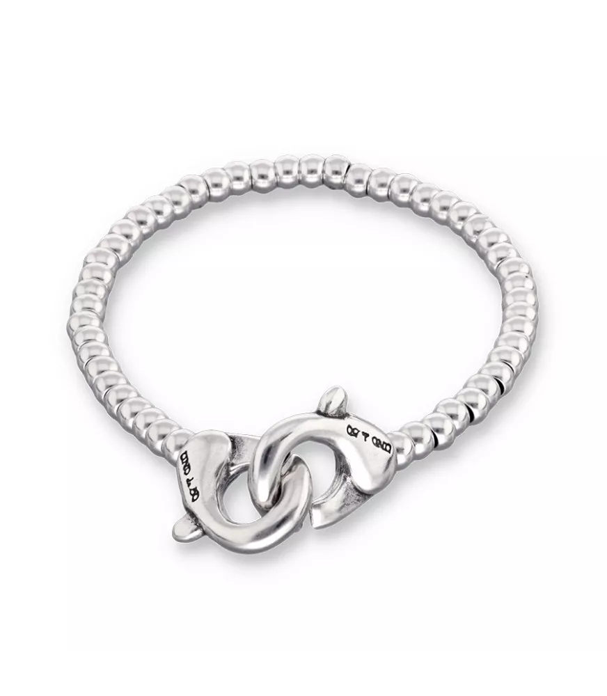 Pulsera Ser Inseparable UNOde50, en metal bañado en plata