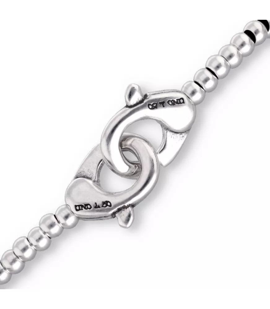 Pulsera Ser Inseparable UNOde50, en metal bañado en plata