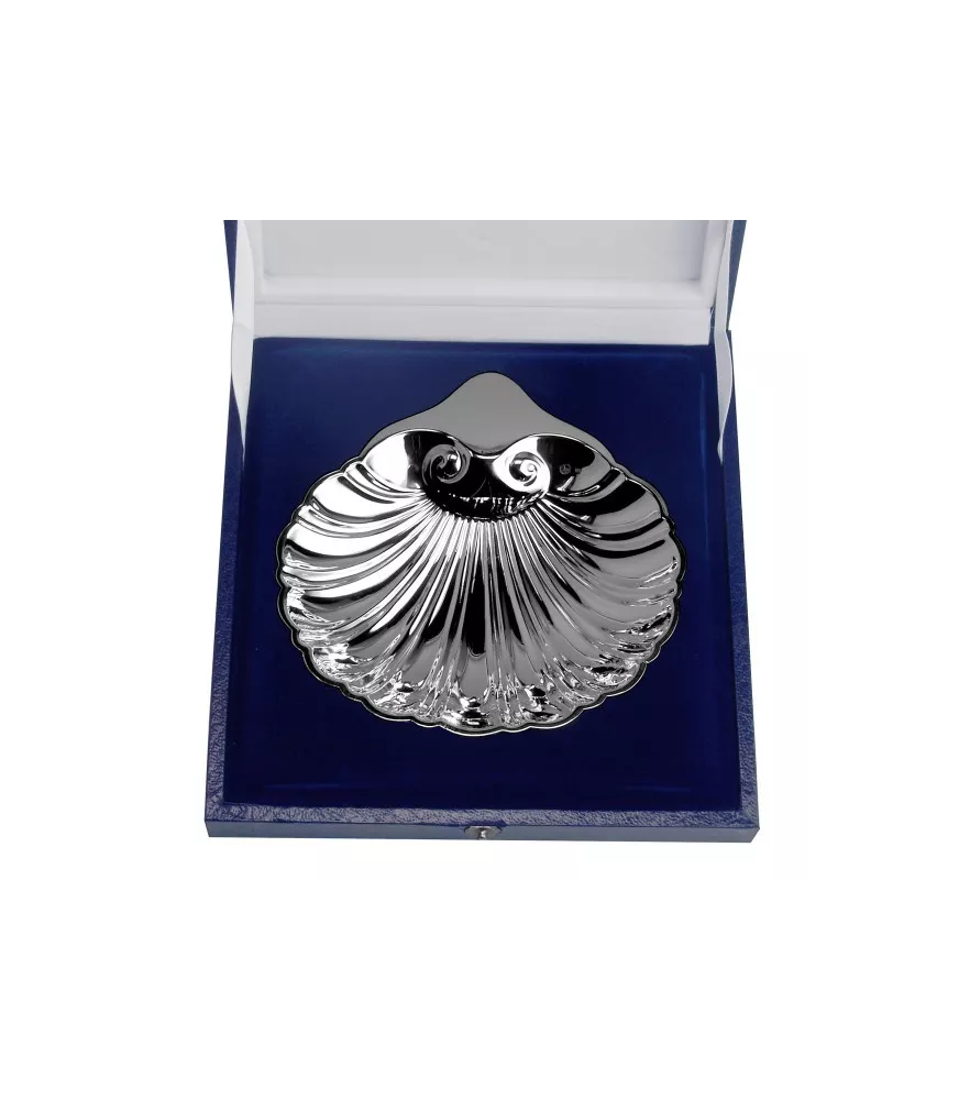 CONCHA DE BAUTISMO DE PLATA 00440OB