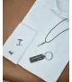 Collar Viceroy en acero y piel hombre 75429C01000