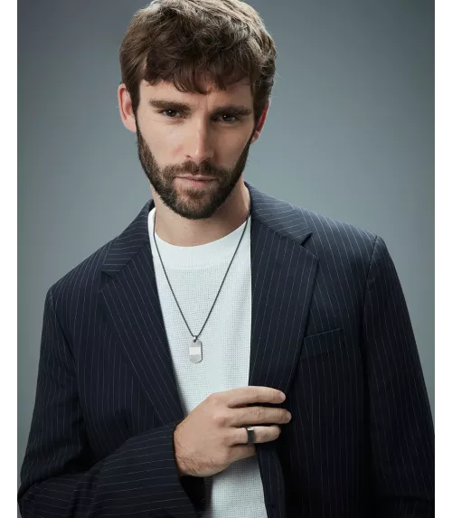 Collar Viceroy en acero hombre 75432C01000