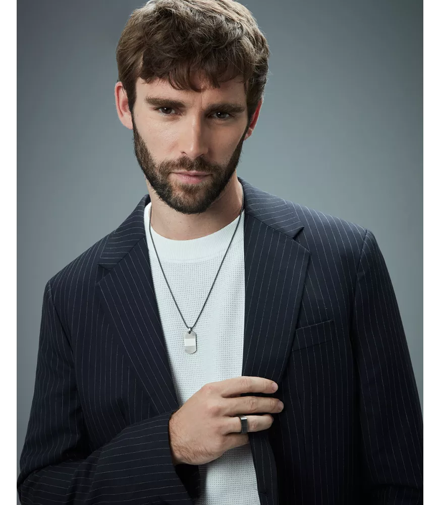 Collar Viceroy en acero hombre 75432C01000