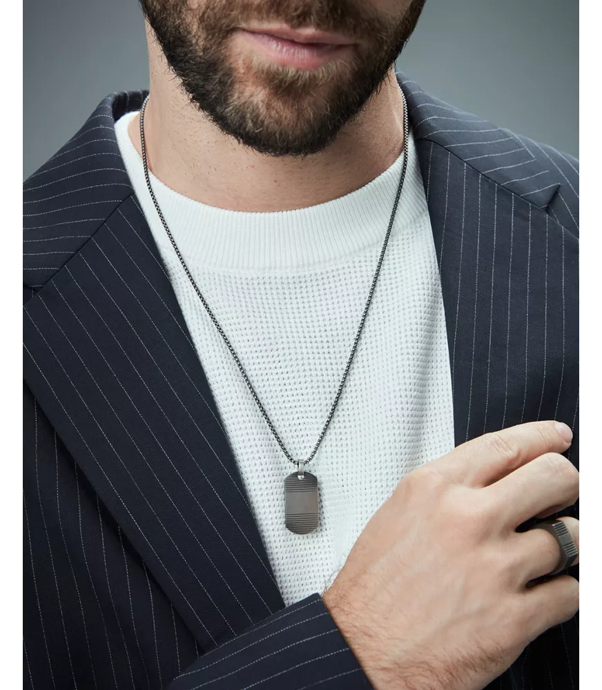 Collar Viceroy en acero hombre 75432C01000