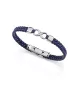 Pulsera Viceroy en acero y piel hombre 14331P01013