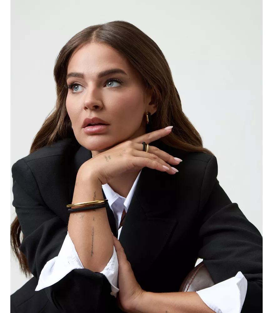 Anillo Viceroy en acero chapado en oro mujer 14347A