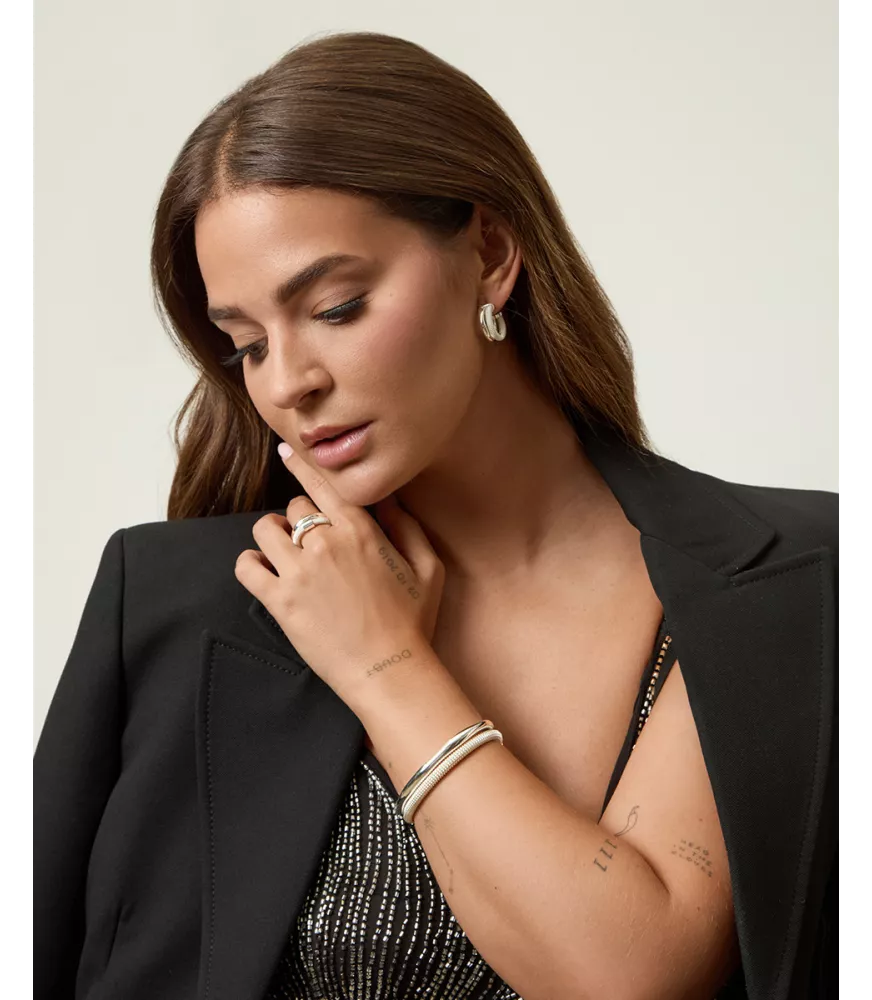 Anillo Viceroy en acero chapado en plata mujer 14346A