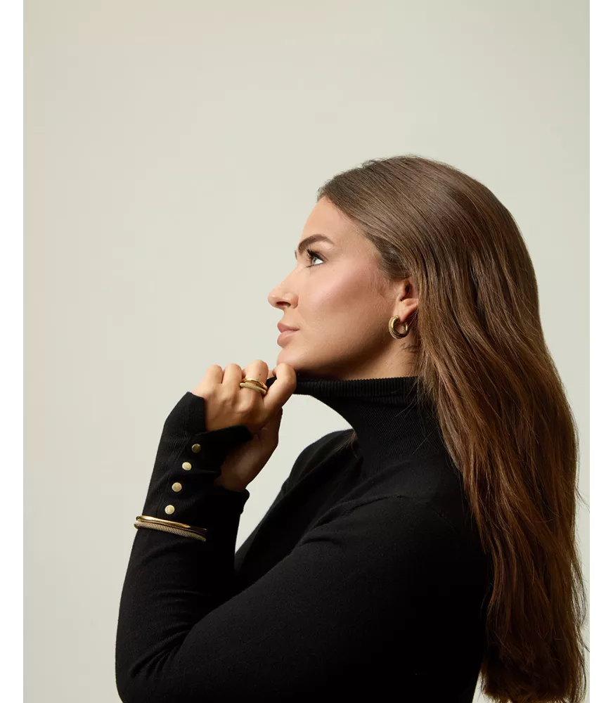 Pulsera Viceroy en acero chapado en oro mujer 14345P01012