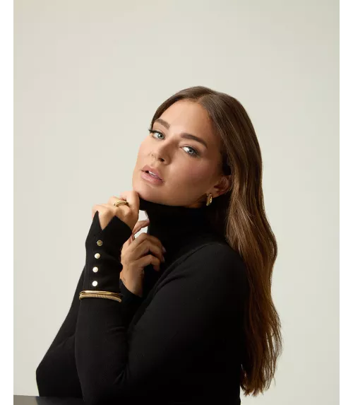 Pulsera Viceroy en acero chapado en oro mujer 14345P01012