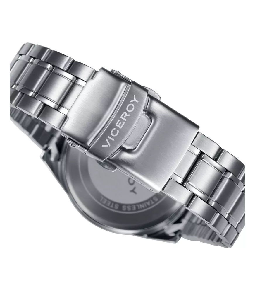 Reloj Viceroy hombre, cuarzo, analógico, 3 agujas y cronógrafo.