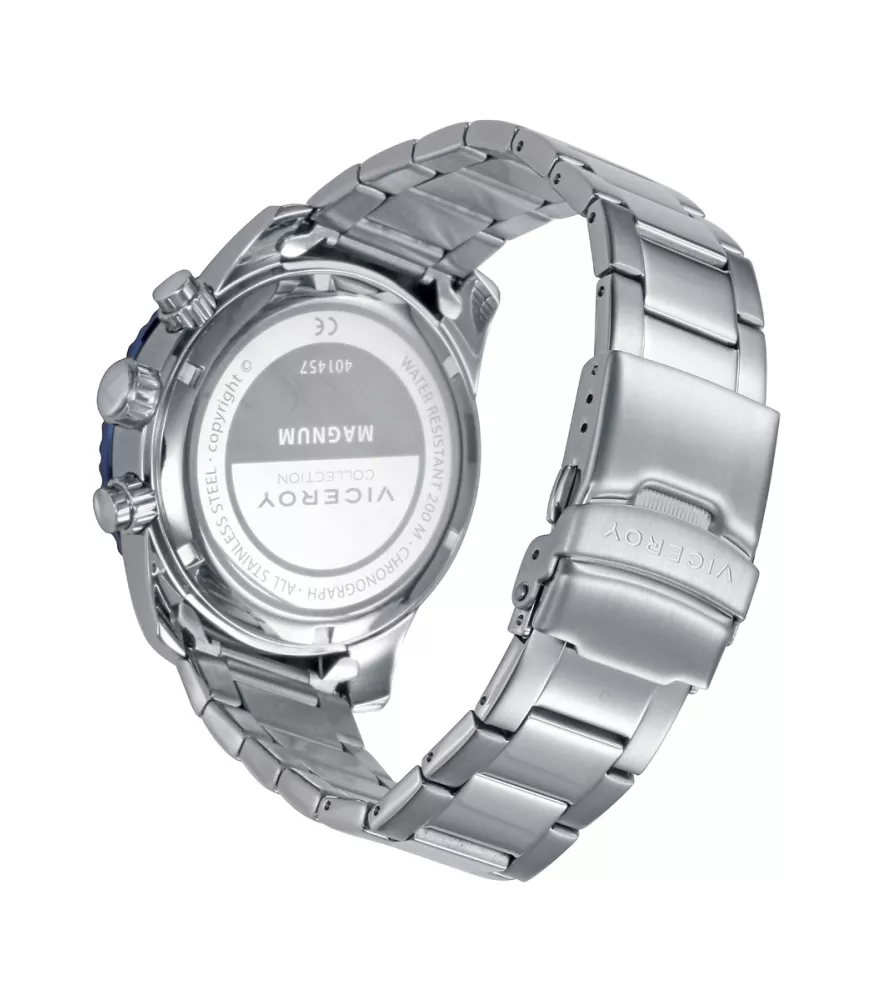 Reloj Viceroy hombre, cuarzo, analógico, 3 agujas y cronógrafo.