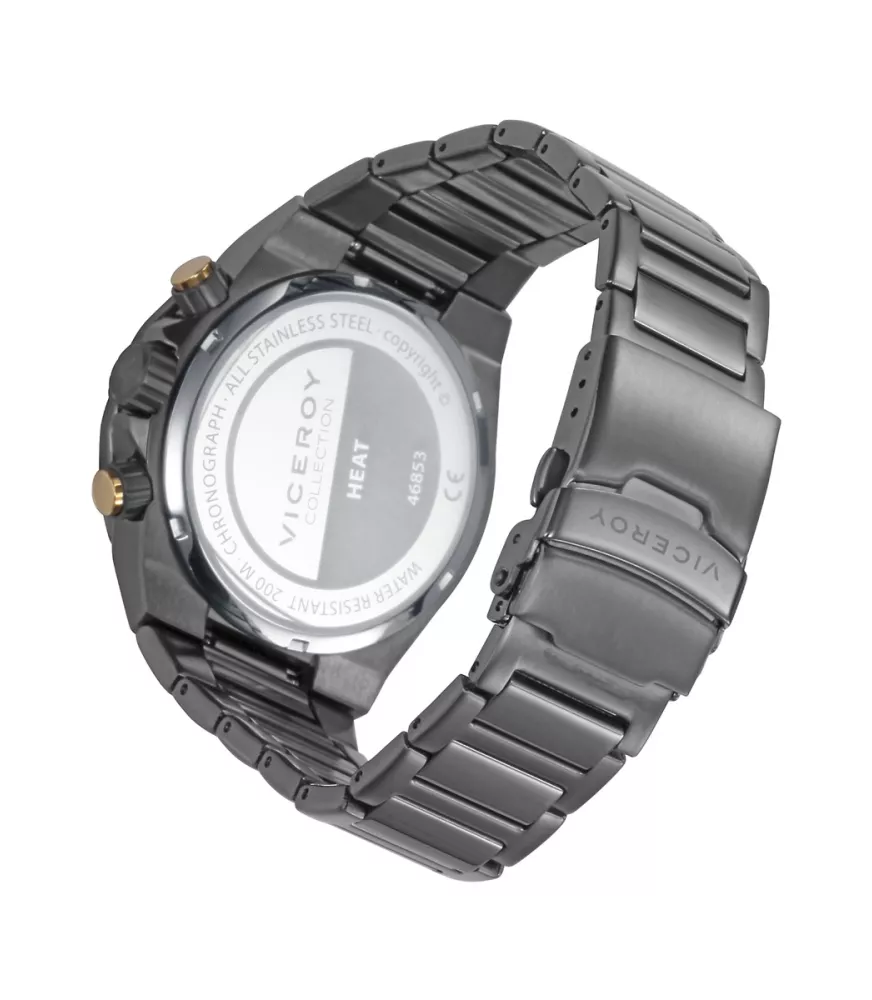 Reloj Viceroy hombre, cuarzo, analógico, 3 agujas y calendario.