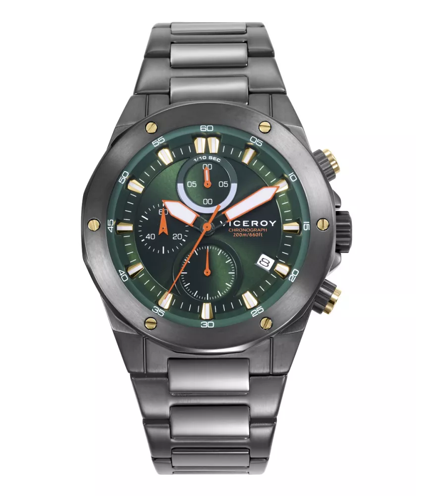 Reloj Viceroy hombre, cuarzo, analógico, 3 agujas y calendario.