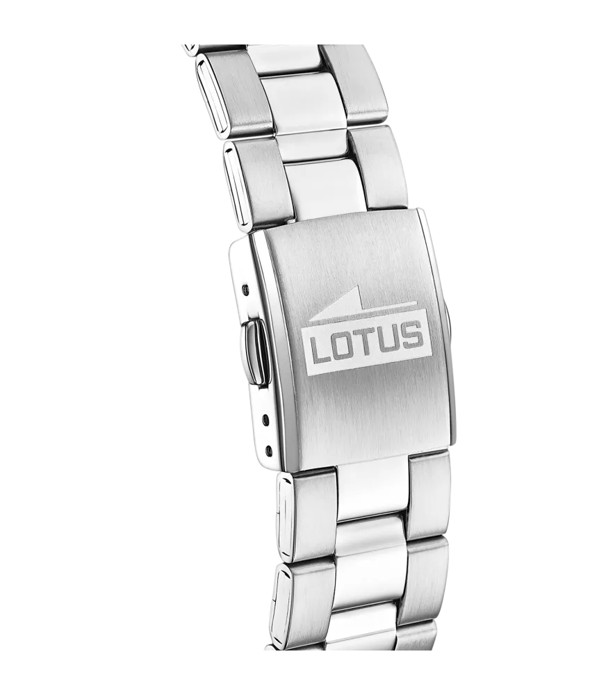 Reloj Lotus Chrono, hombre, cuarzo ,analógico, 3 agujas y cronógrafo.