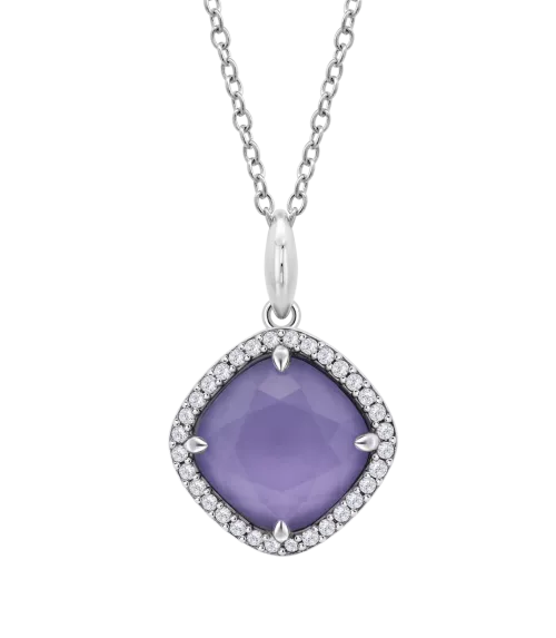 Collar Lotus Silver Colors para mujer. LP3921-1/4