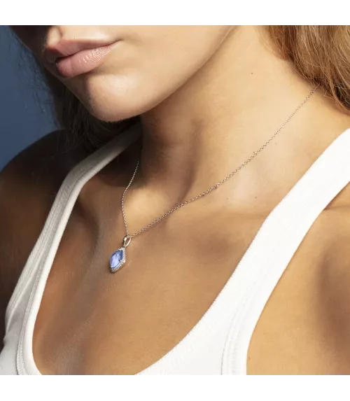 Collar Lotus Silver Colors para mujer. LP3921-1/4