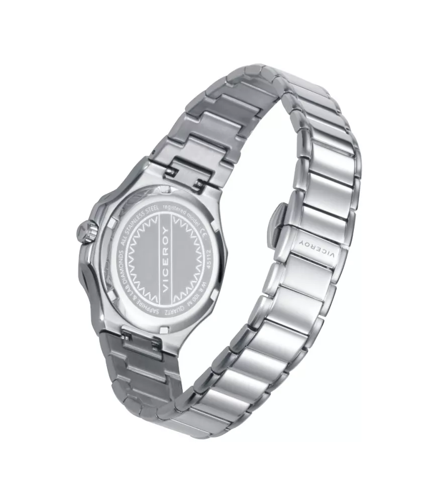 Reloj Viceroy mujer, cuarzo, analógico, 2 agujas y calendario.