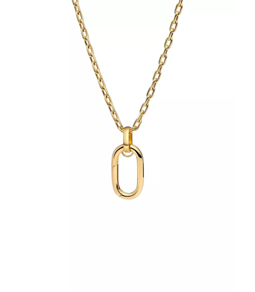Collar con un Recubrimiento en oro de 14k Pandora ME Link Grande que se abre