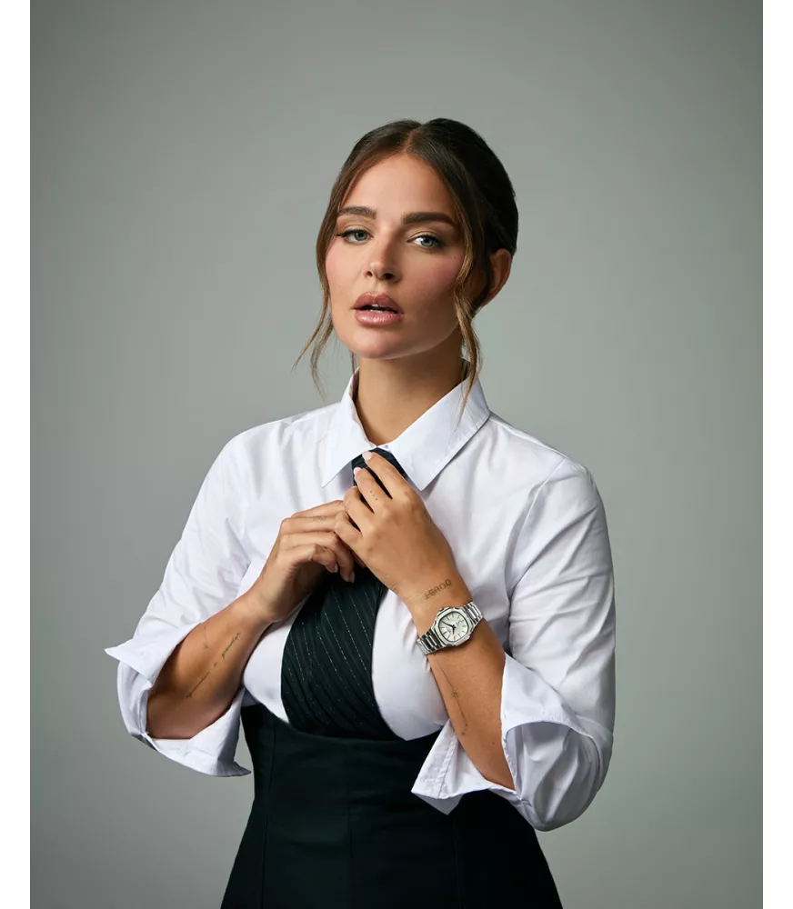 Reloj Viceroy mujer, cuarzo, analógico, 2 agujas, calendario y diamantes.