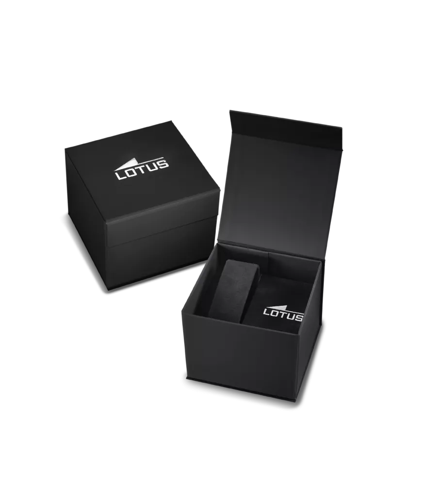 Reloj Lotus Square hombre, cuarzo ,analógico, 3 agujas y calendario.