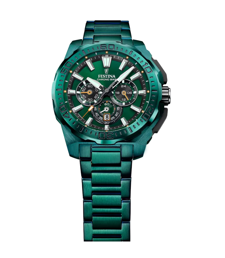 Reloj Festina Special Editions Chrono Bike Verde Hombre F20730/1. 