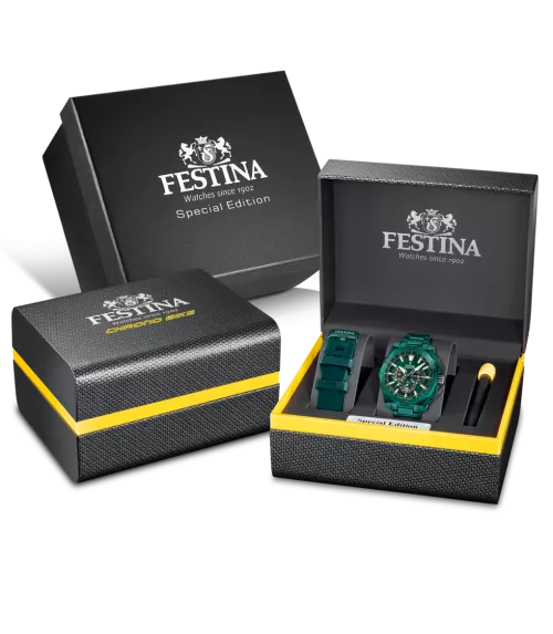 Reloj Festina Special Editions Chrono Bike Verde Hombre F20730/1. 