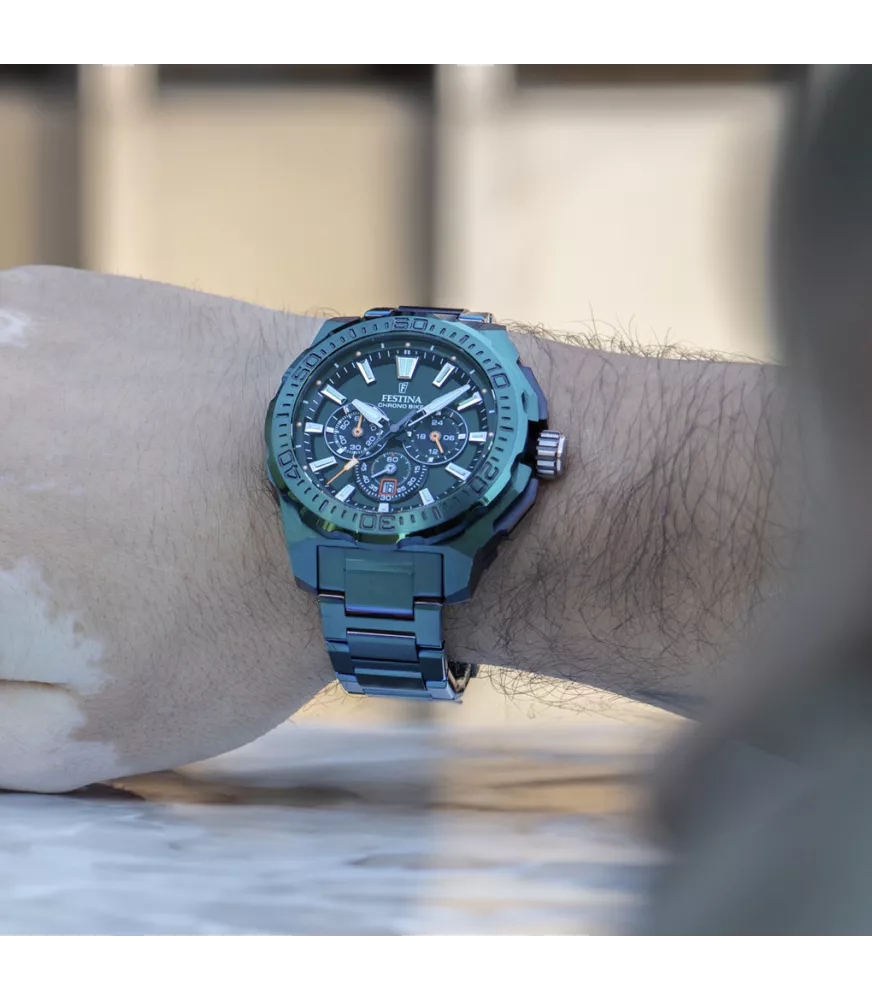 Reloj Festina Special Editions Chrono Bike Verde Hombre F20730/1. 