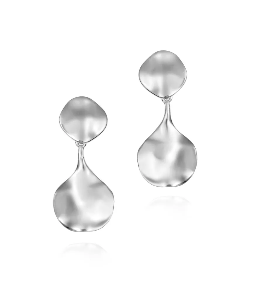 Pendientes Aqua Jorge Revilla en plata. PE120-9859