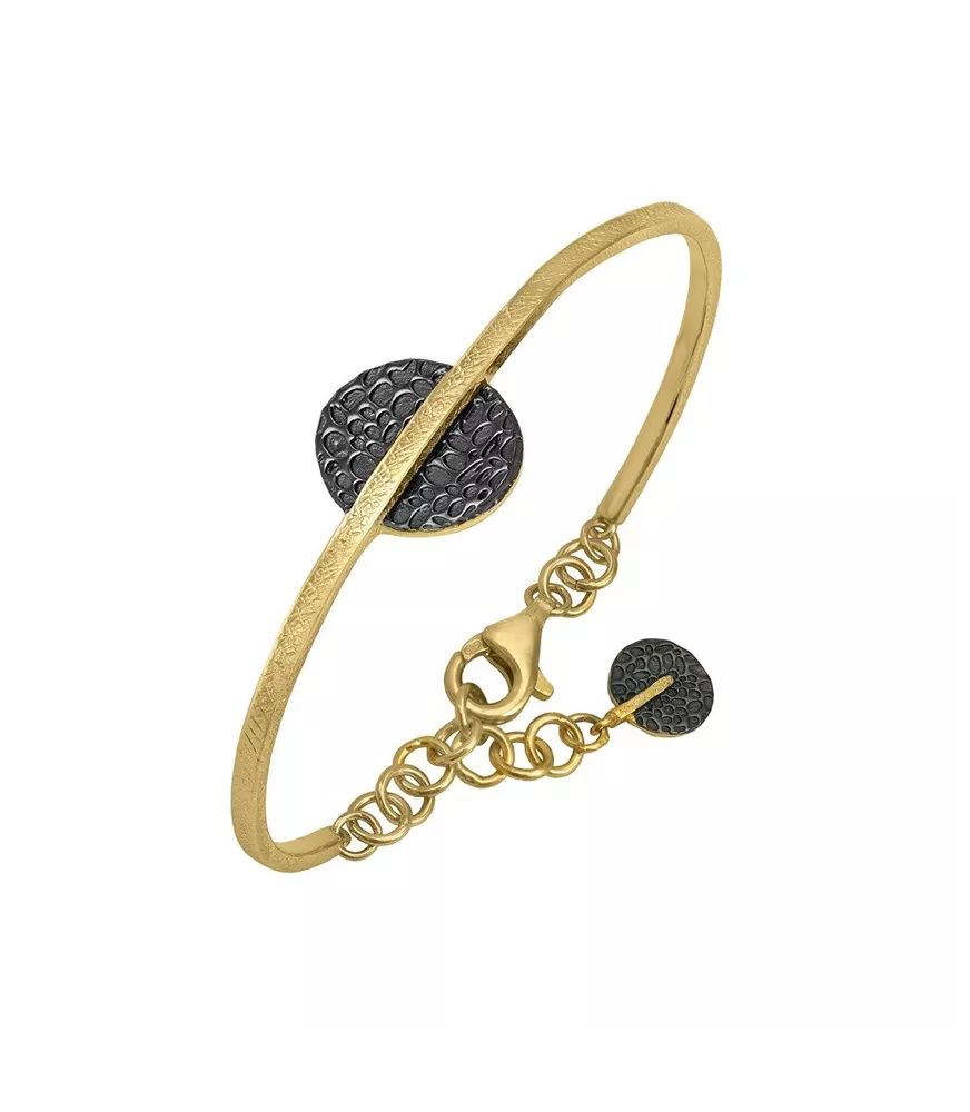 Barzalete Kymbal Jorge Revilla en plata dorada. PU120-8577/ON