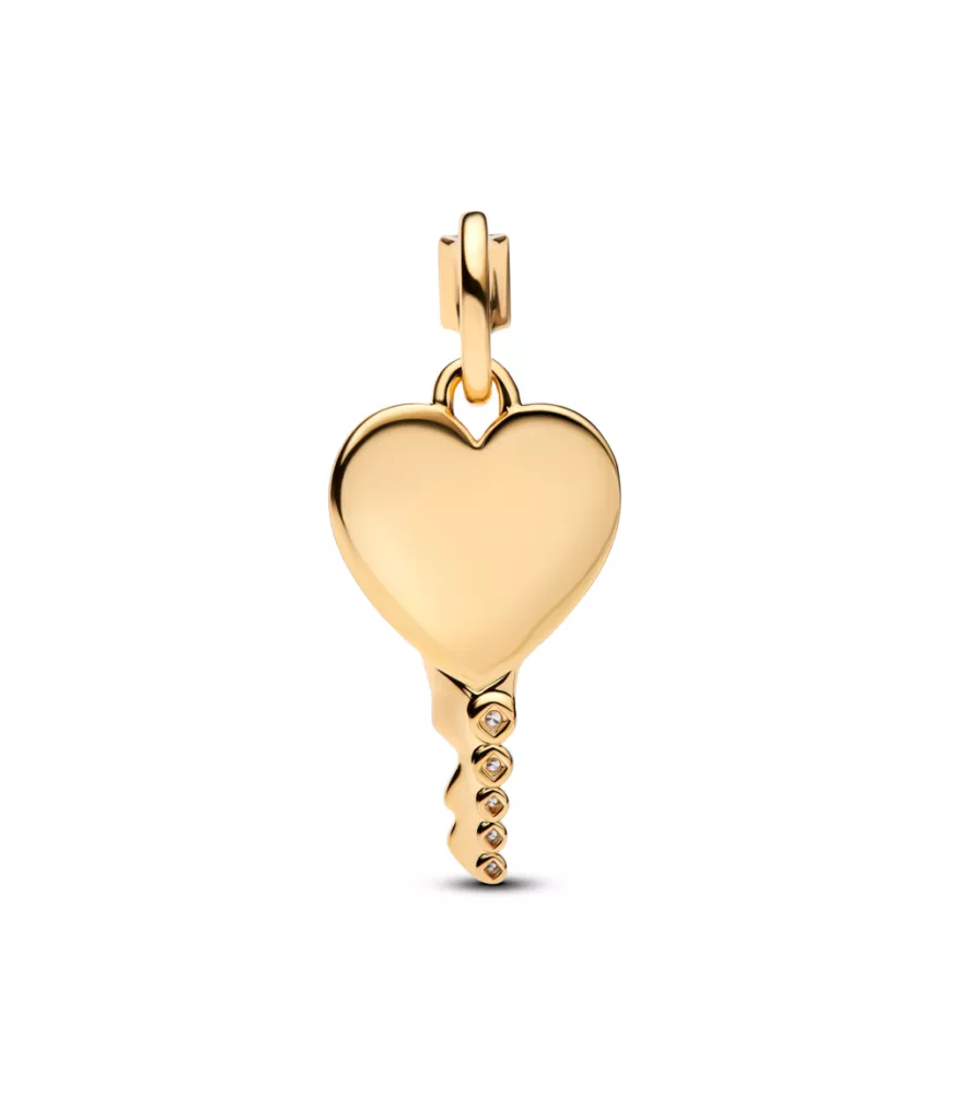 Collar en plata de ley Flecha & Corazón Cristal de Murano