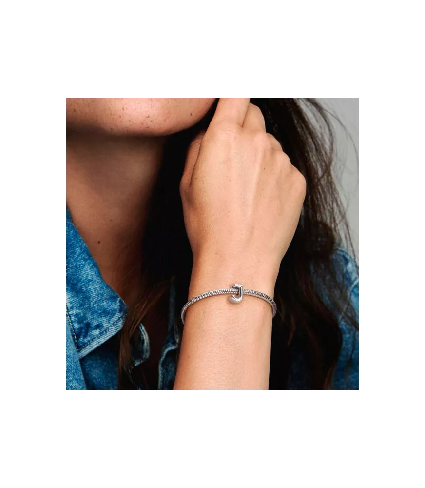 Charm En Plata De Ley Letra J