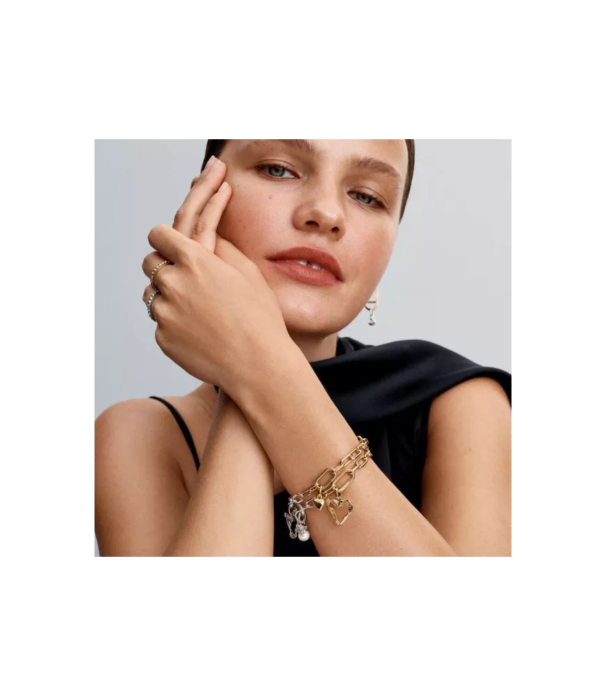 Charm MIni Colgante con un recubrimiento en oro de 14k Corazón