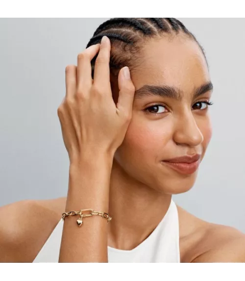 Charm MIni Colgante con un recubrimiento en oro de 14k Corazón