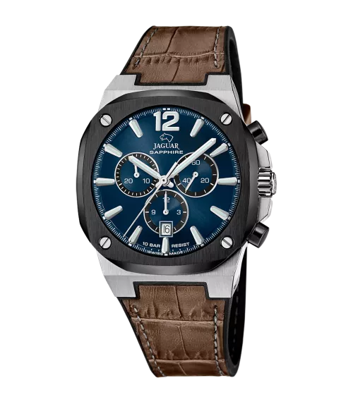 Reloj Jaguar RC hombre, cuarzo suizo ,analógico, 3 agujas, cronógrafo y calendario.