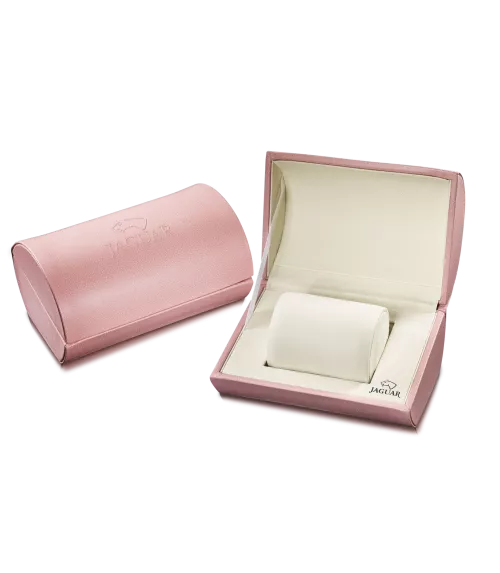 Reloj Jaguar Couple Diver Marrón, mujer, cuarzo suizo ,analógico, 3 agujas y calendario.