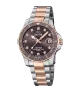 Reloj Jaguar Couple Diver Marrón, mujer, cuarzo suizo ,analógico, 3 agujas y calendario.