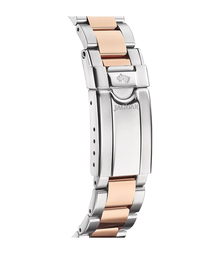 Reloj Jaguar Couple Diver Marrón, mujer, cuarzo suizo ,analógico, 3 agujas y calendario.