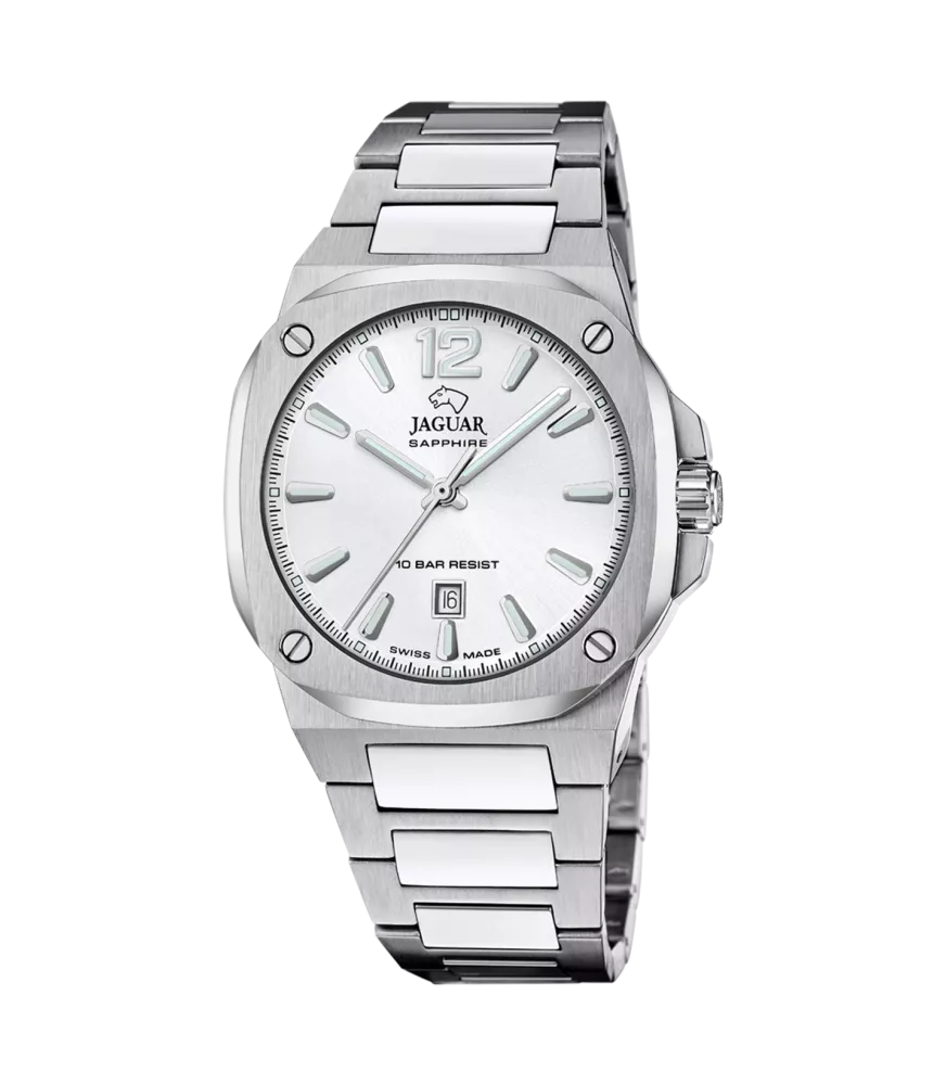 Reloj Jaguar RC, hombre, cuarzo suizo ,analógico, 3 agujas y calendario.