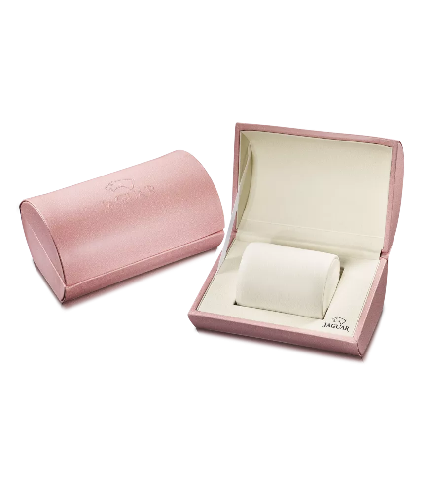 Reloj Jaguar RC Nacarado, mujer, cuarzo suizo ,analógico, 3 agujas y calendario.