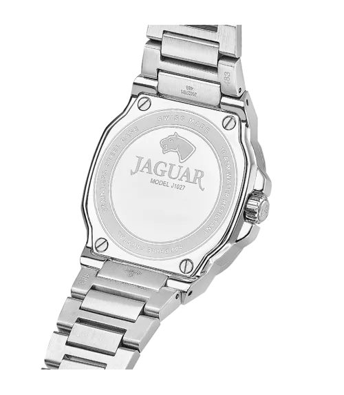 Reloj Jaguar RC Nacarado, mujer, cuarzo suizo ,analógico, 3 agujas y calendario.