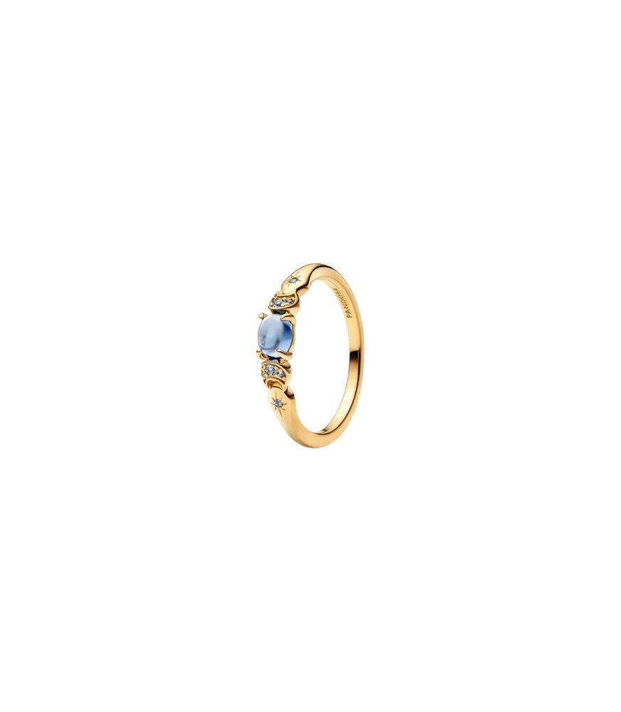Anillo con un recubrimiento en oro de 14k Princesa Jasmine de Disney Aladdin