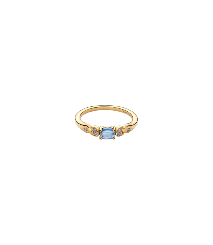 Anillo con un recubrimiento en oro de 14k Princesa Jasmine de Disney Aladdin