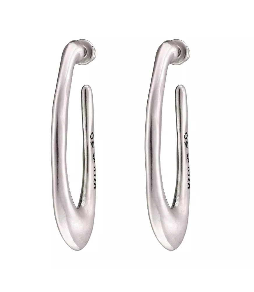 Pendientes Tú Orbitas? UNOde50, en metal bañado en plata.